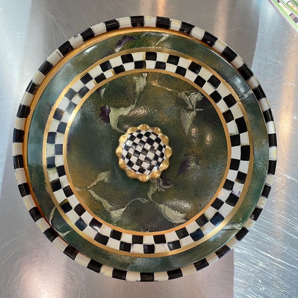 MacKenzie-Childs Courtly Check Serving Bowl